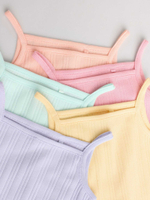 Боди без рукавов для малышей Next E19-734, 5 шт., Сиреневый, Розовый, Мятный, Светло-желтый