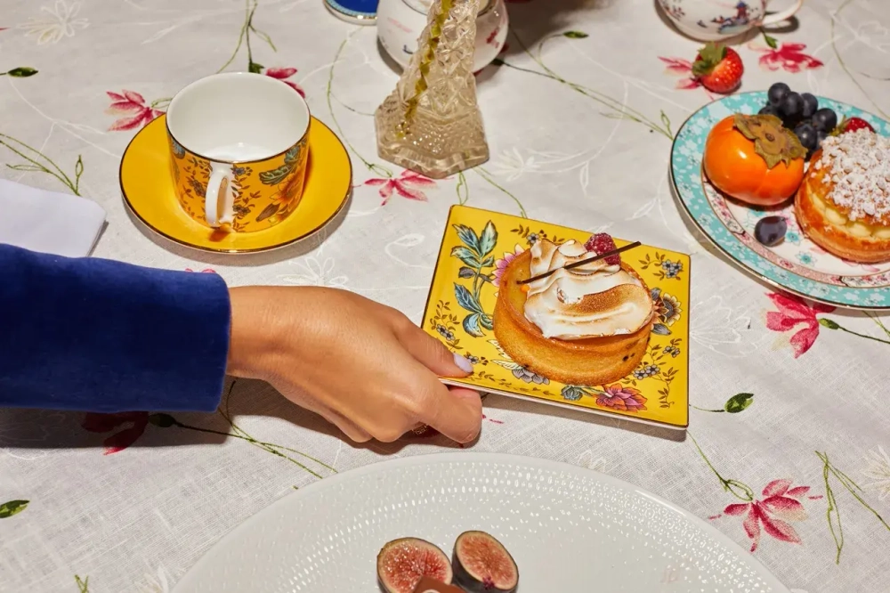 Wedgwood Поднос Wonderlust 14,5 см Желтый тонкин