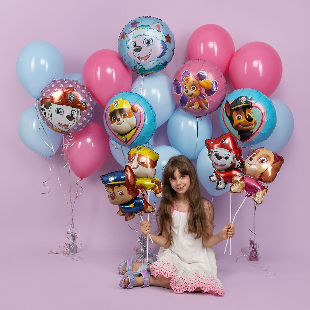 Шар (18''/46 см) Круг, Щенячий патруль, Крепыш, 1 шт. в уп.