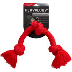 Playology жевательный канат DRI-TECH ROPE для собак средних и крупных пород с ароматом говядины, большой, цвет красный