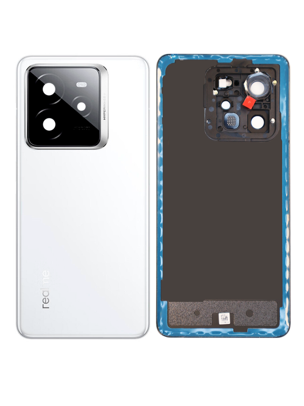 Задняя крышка для Realme GT 7 Pro (Белая) со стеклом камеры