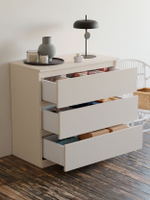 Комод для одежды Марм с 3 ящиками, в скандинавском стиле, персидский жемчуг