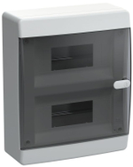 Корпус ЩРН-П-18 UNION Compact IP41 черн. прозр. дверь пластик. IEK UIC-KP12-N-18-41-K01