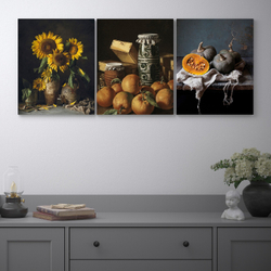 IKEA PJÄTTERYD  (ИКЕА ПЙÄТТЕРЙД)  -  Изображение, Подсолнухи на столе, 40x50 см