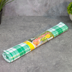 Скатерть 110см*9м клетка, цвет микс