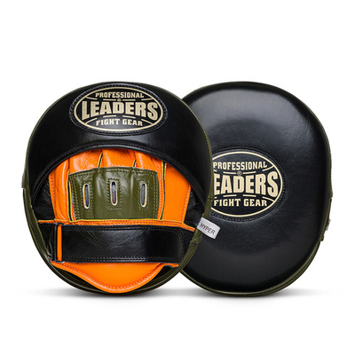 Лапы тренерские Leaders Mid-Air Hyper BK/OR/OLV