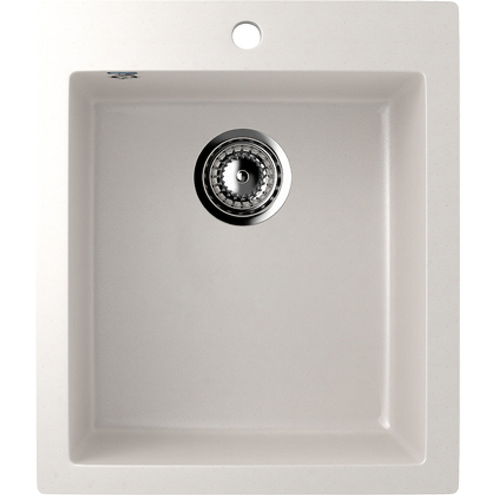 МОЙКА ULGRAN КВАДРАТНАЯ КЕРАМОГРАНИТ U-404 БЕЛЫЙ 331