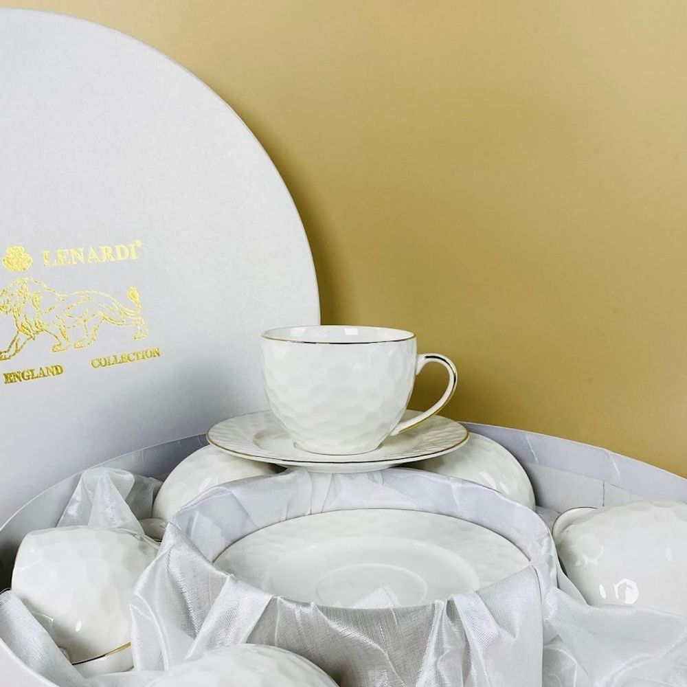 Lenardi 305-116 Чайный набор 12пр. 290мл в под.уп.(х6)Фарфор