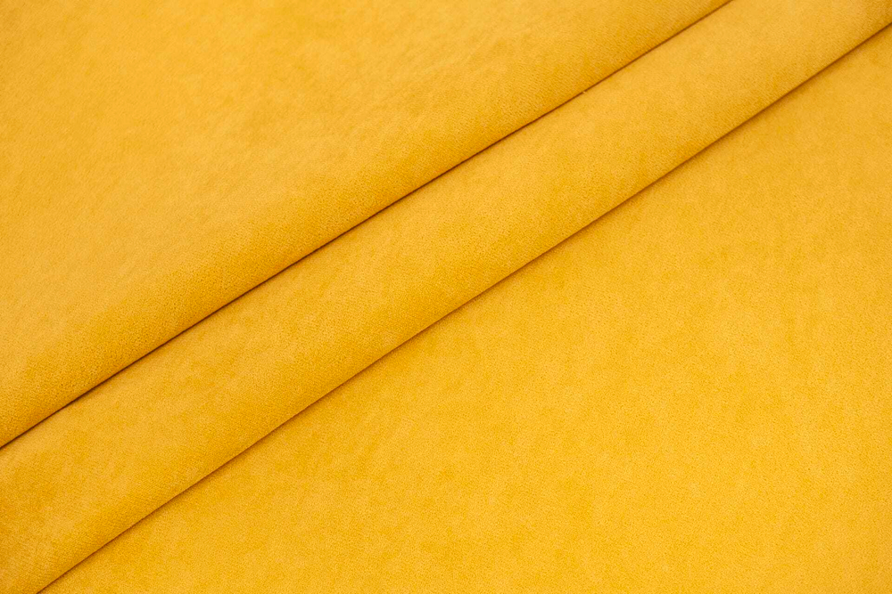 FORTIZ 552 ткань мебельный велюр, жёлтый 1,4м
