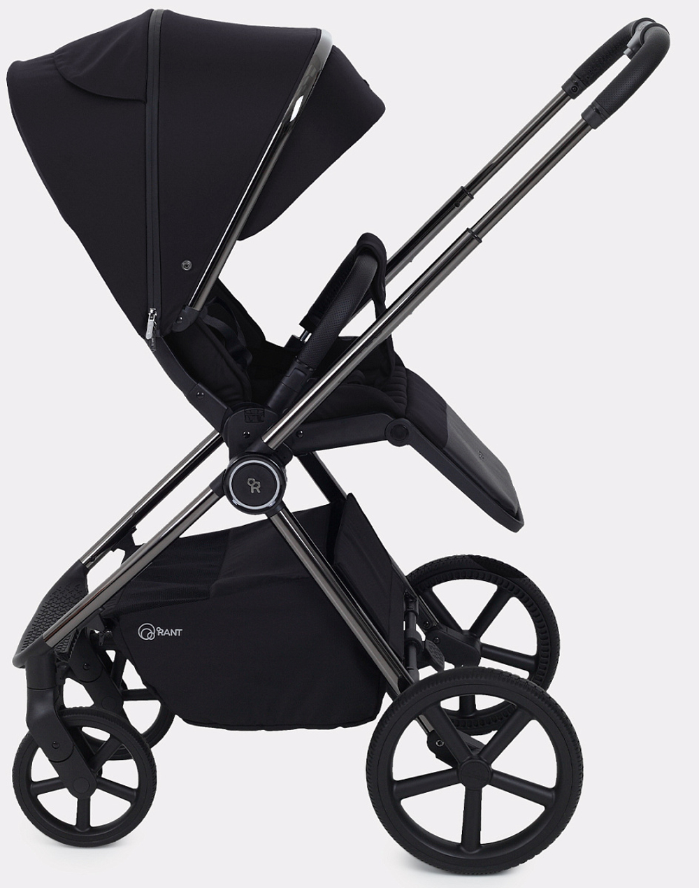 Детская коляска Rant Teo Black Chrome 3 в 1 Black