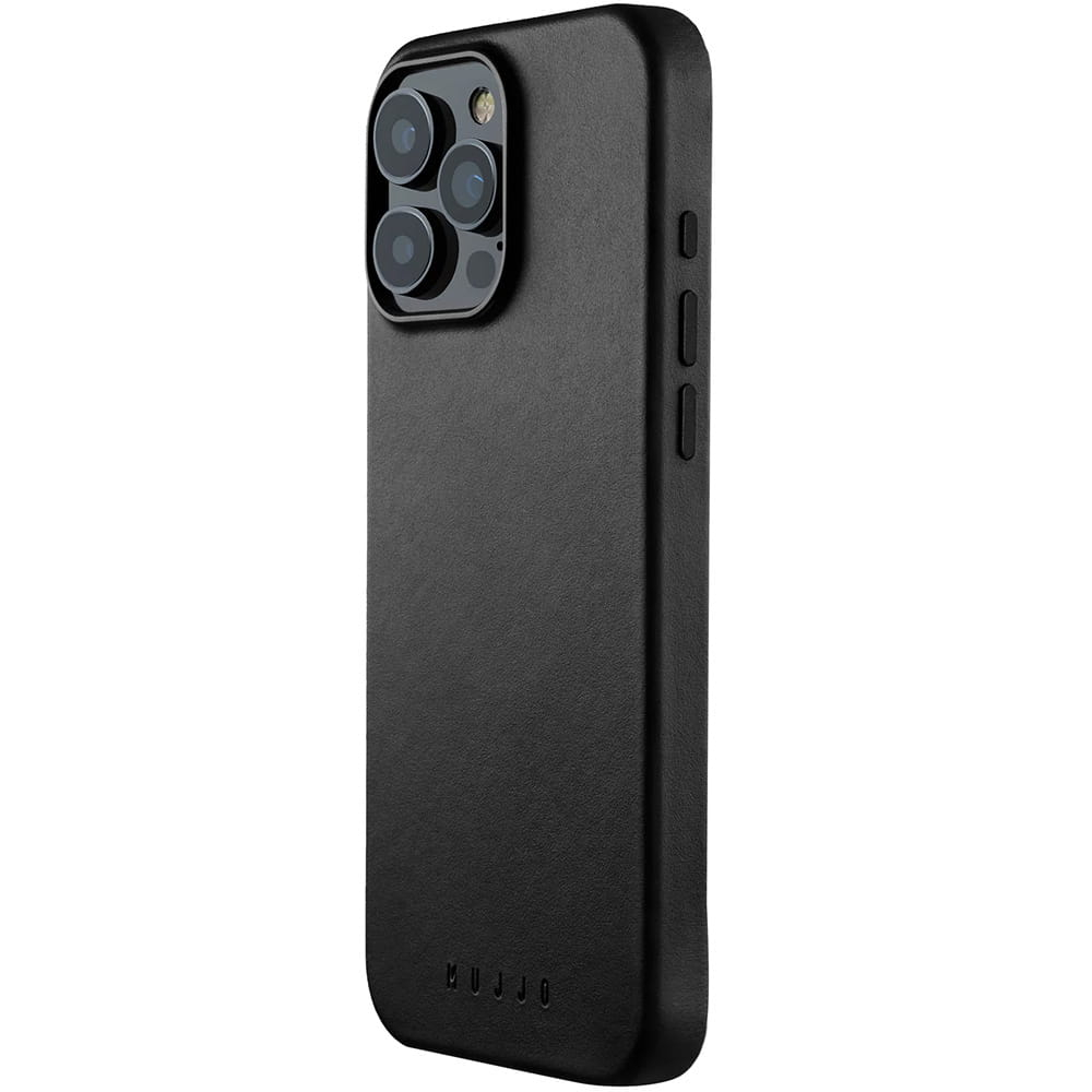 Чехол Mujjo Leather Case - iPhone 16 Pro Max - Magsafe Compatible - Black