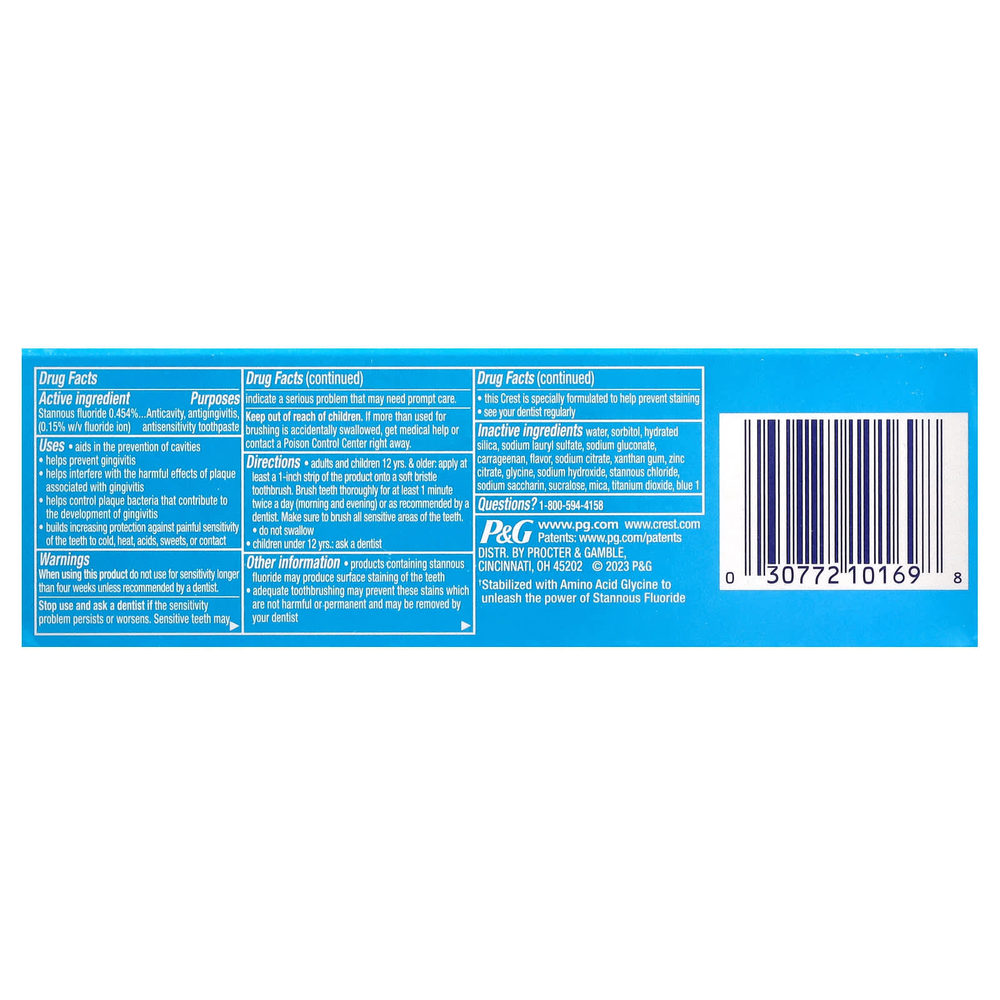 Crest, Pro-Health, зубная паста с фторидом, для отбеливания, 85 г (3 унции)