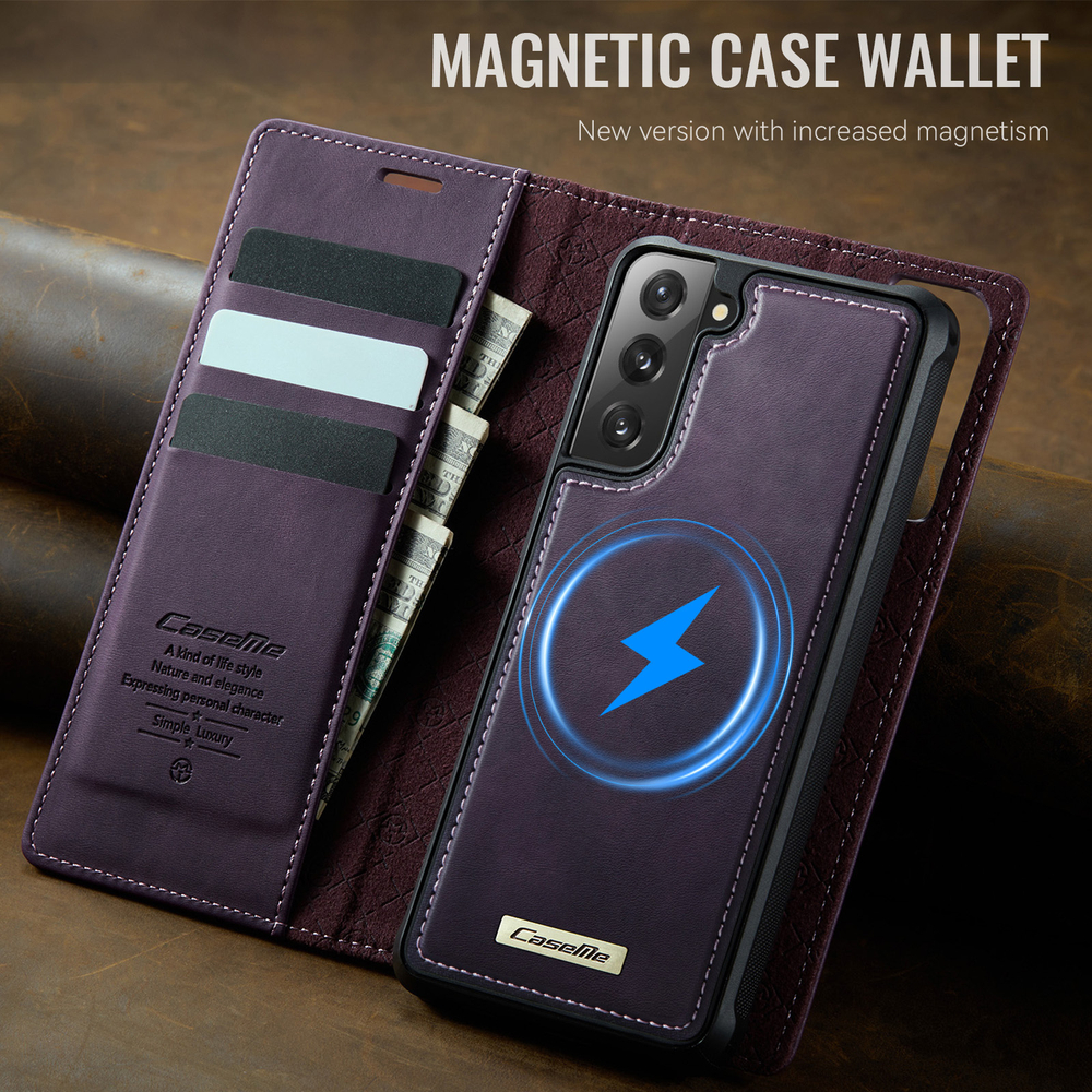 Чехол-кошелек CaseMe 2 in 1 MagSafe Samsung Galaxy S21 FE