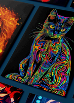 Картина на стену на металле от MetallSubArt "Кот"