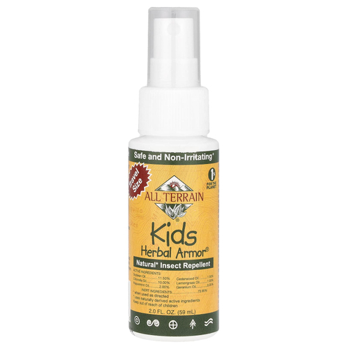 All Terrain, Kids Herbal Armor®, натуральный репелент от насекомых, 59 мл (2,0 жидк. унции)
