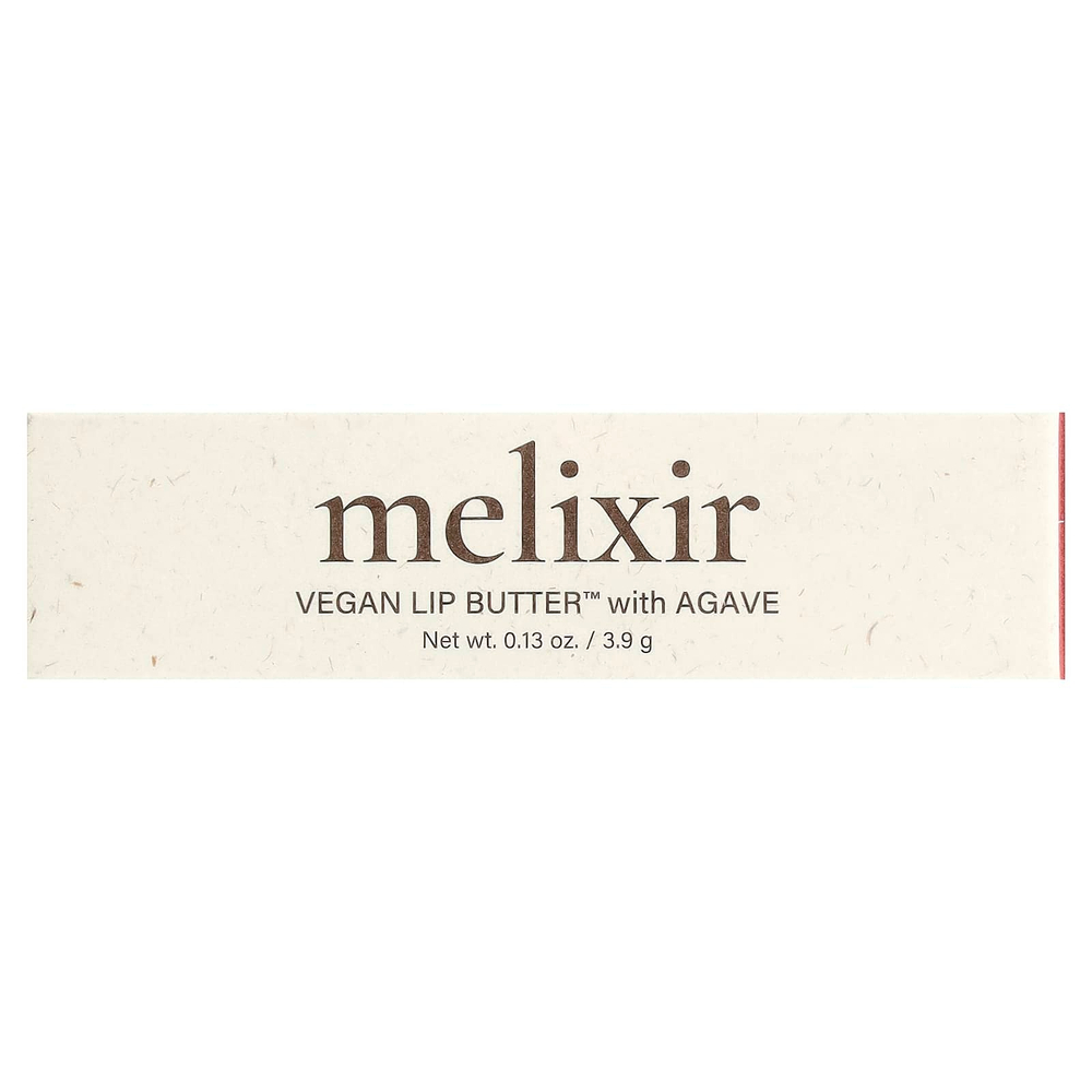 Melixir, Vegan Lip Butter™ с агавой, оттенок 03 Red бархат, 3,9 г (0,13 унции)