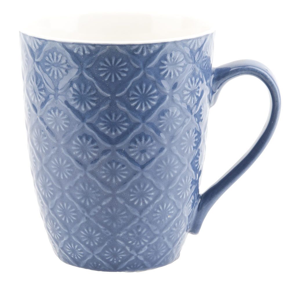 Кружка фарфоровая "Пастель" v=380мл. (6видов) (min12) (транспортная упаковка)