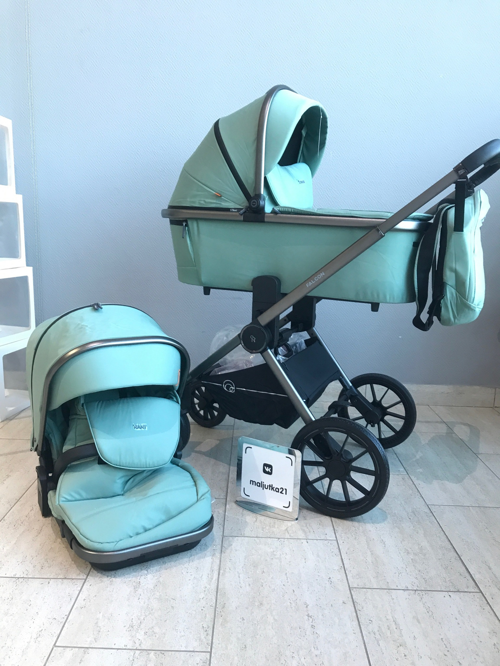Коляска детская RANT "FALCON" (2в1) RA097 Green