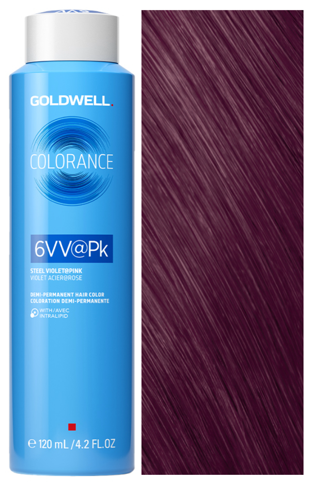 Goldwell Colorance 6VV@PK стальной фиолетовый с розовым сиянием 120мл