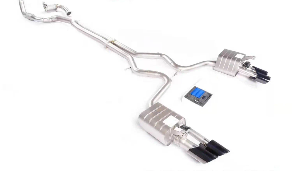 Спортивная выхлопная система с заслонками для Porsche Panamera 971 (короткая и длинная база) 2017+ 3.0TПорш Панамера