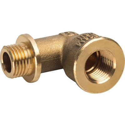 Угольник STOUT 1/4" ВР/НР с упором