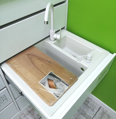 Мойка TOLERO R-109 белый №923С, смеситель SKS5 белый