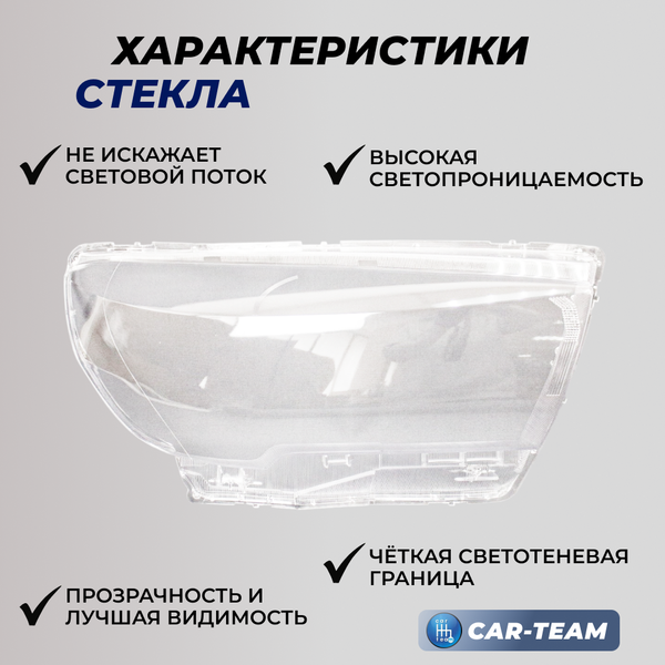 Стекло правой фары на Лада Веста