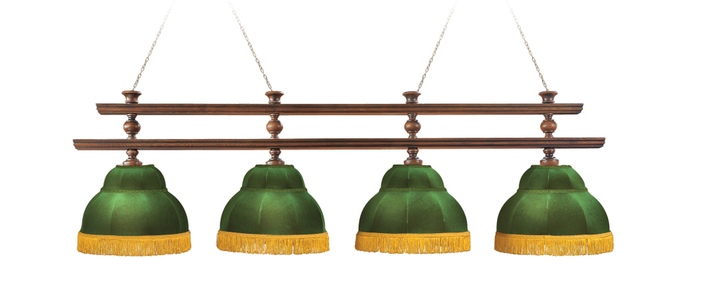 Лампа Ливерпуль Люкс 4 плафона - ясень