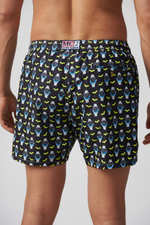 Шорты муж. Saint Barth Micro BAT O CLOCK черный бэтмэн часы