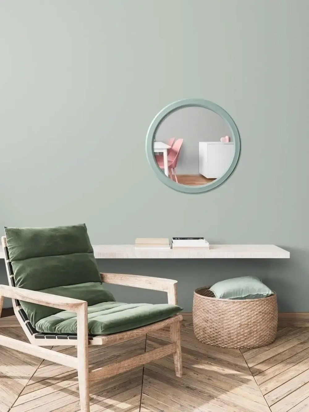 Зеркало настенное в ванную