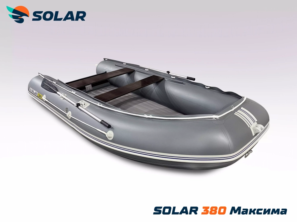 Лодка надувная моторная solar-380 к (максима)