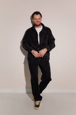 Брюки "Velvet" черные