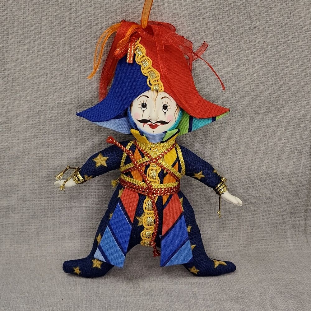 Ёлочная игрушка Арлекин-солдатик