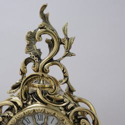 Bello De Bronze Часы Долфин каминные, золото