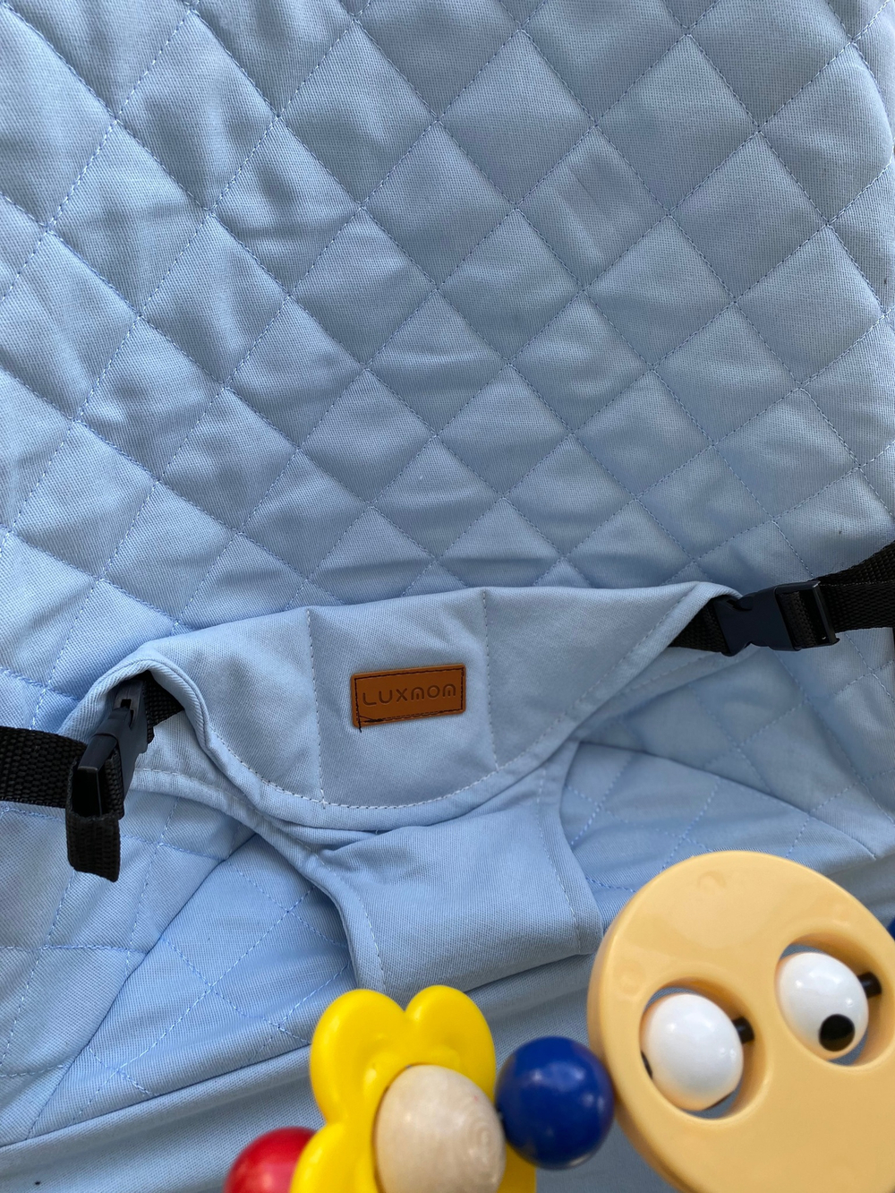 Шезлонг LM - 123 Голубой