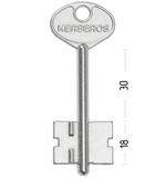 Заготовка сувальдного ключа 10619 KER3D KERBEROS