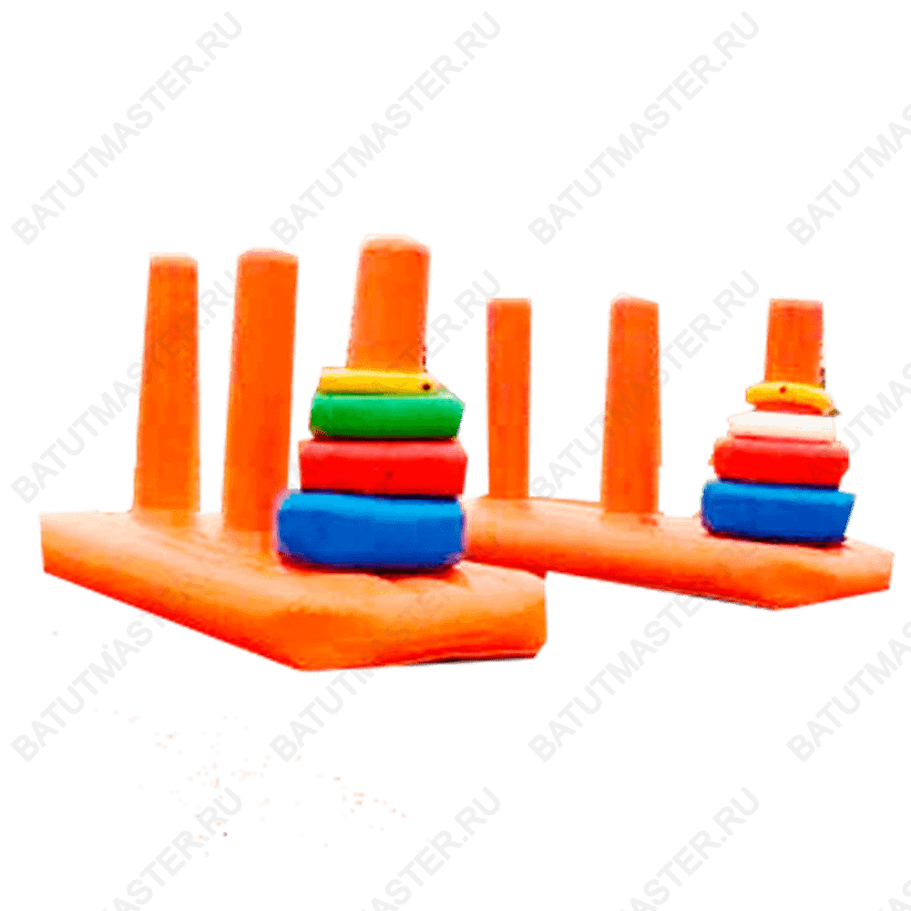 Надувная командная игра "Набрось кольцо", 4*2*2 м