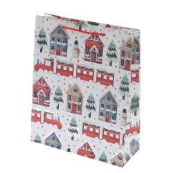 GAEM Пакет подарочный (бумага 210г/м2, блок 12шт), L26 W10 H32 см, 4в.