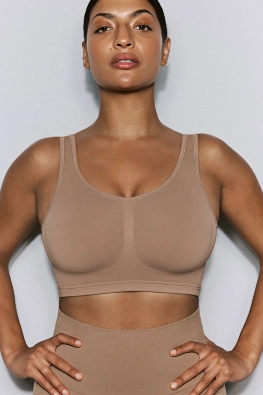 PRIMADONNA Nudda Спортивный бюстгальтер уменьшающий объем, светло-коричневый