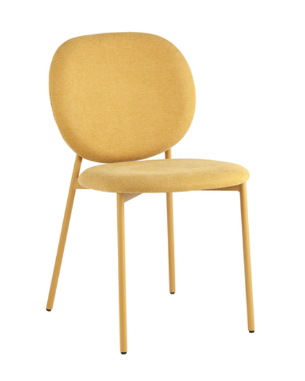 Стул обеденный Pip желтый желтые ножки NP