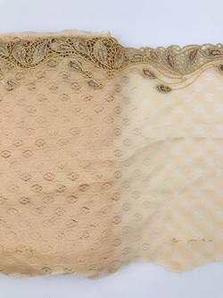 Кружево эластичное бежевое 23,5 см