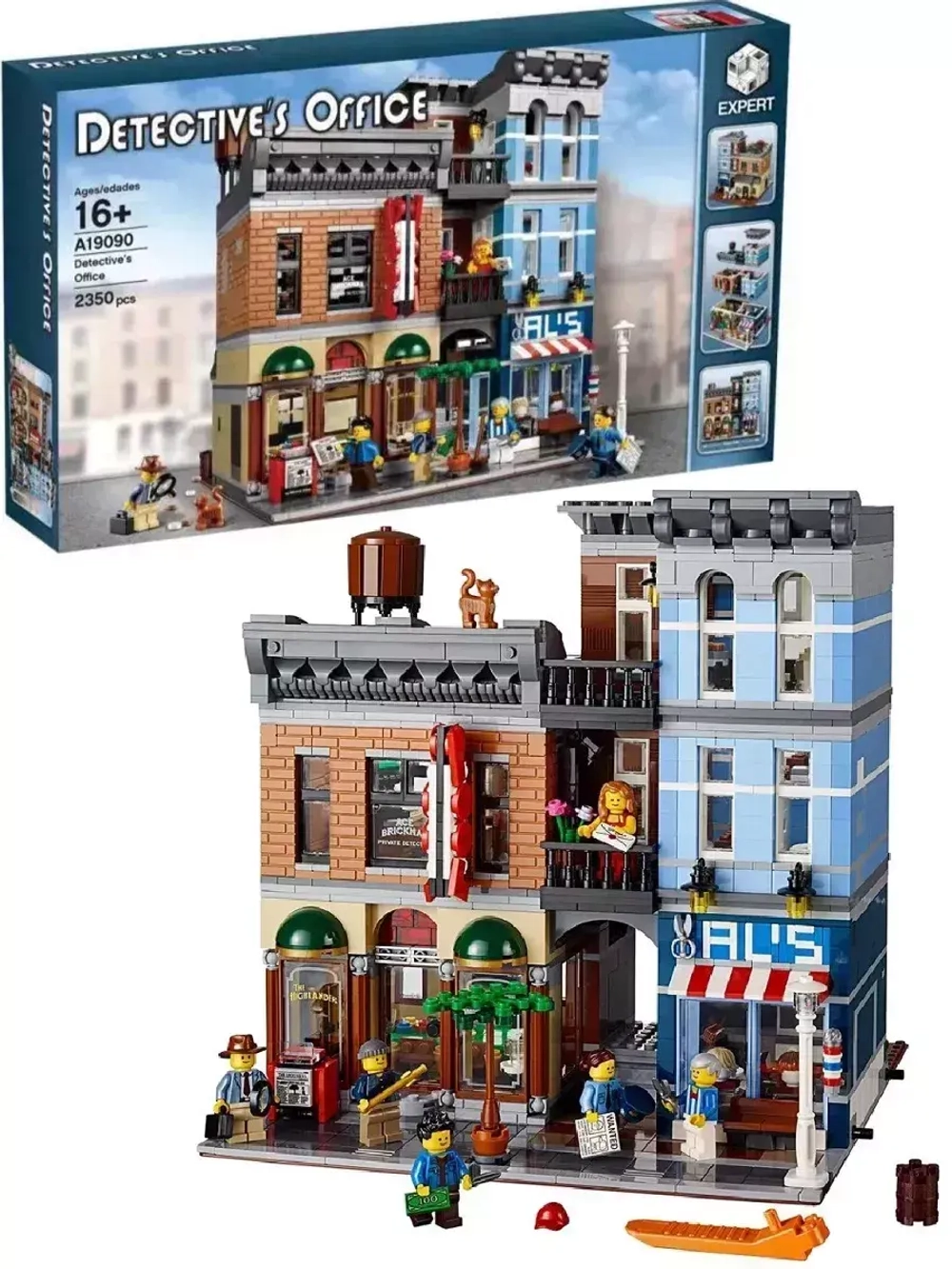 Конструктор Здание Детективное агентство 2350 деталей