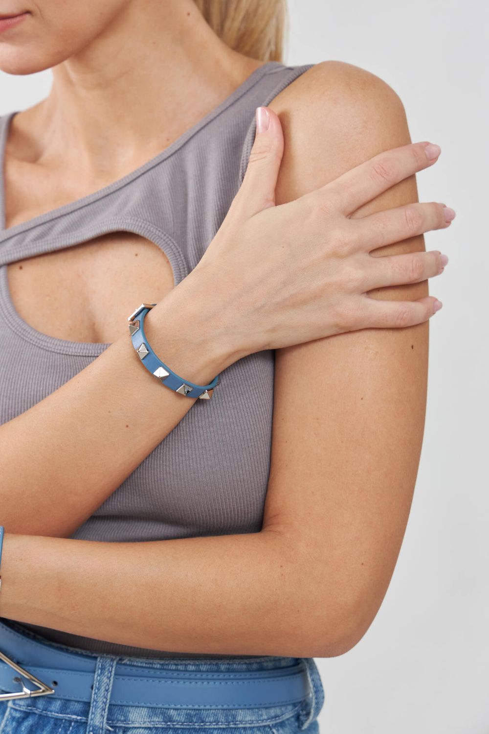 БРАСЛЕТ «MISTRESS» 04 ГОЛУБОЙ