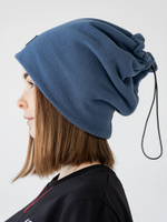 Снуд флисовый серо-голубой Город Горький