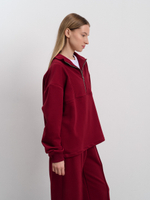 Костюм женский трикотажный "Волна" бордо