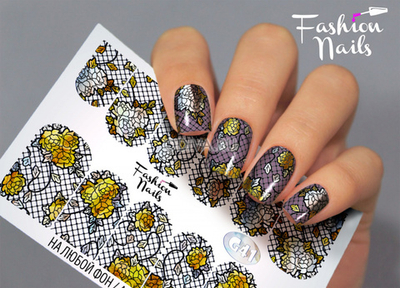 Слайдер-дизайн Fashion Nails Серия G № 41