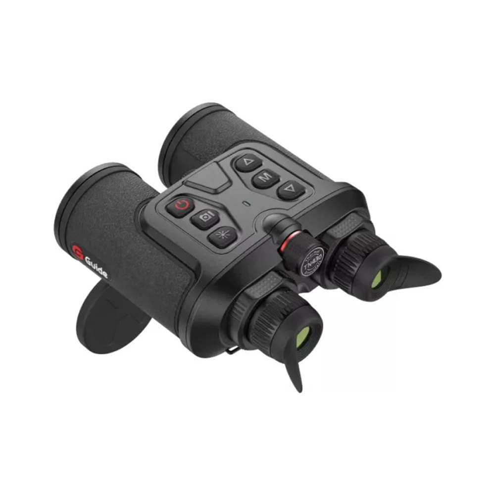 Тепловизионный бинокль Guide TN430 LRF (2,3-9,2x, 35mm/F1.2,сенсор 400х300, Vox, 17μm, Wi-Fi, видеозапись, дальномер 600м)