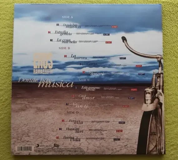 Eros Ramazzotti – Donde Hay Musica 2LP