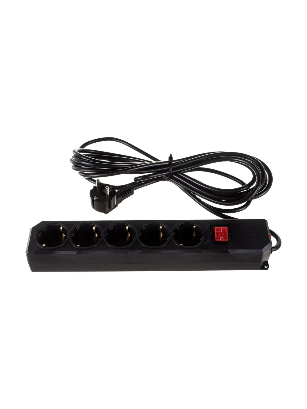 Сетевой фильтр Gigant с заземлением ПВС 3x0,75 5 гнезд 5м 80097