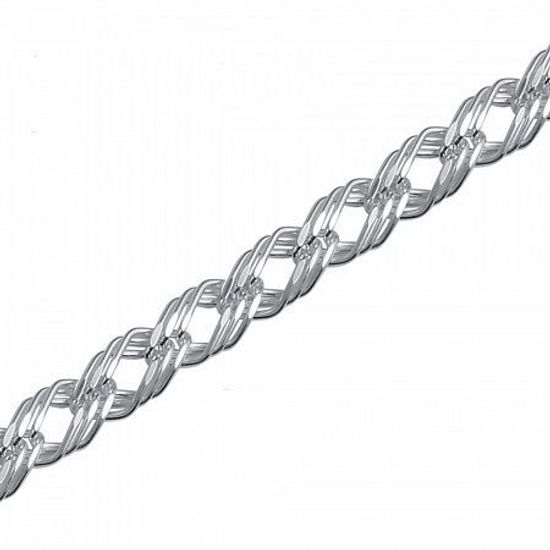 Цепочка Тройной ромб 4 мм